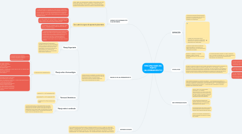 Mind Map: TERCERA FASE DEL PARTO (ALUMBRAMIENTO)