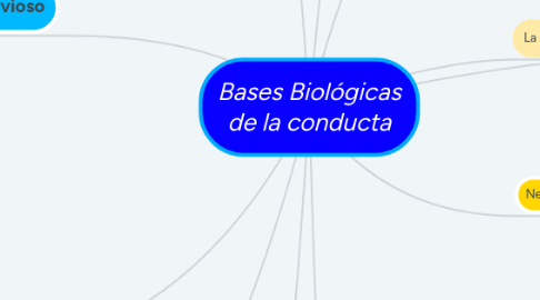 Mind Map: Bases Biológicas de la conducta