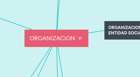 Mind Map: ORGANIZACION