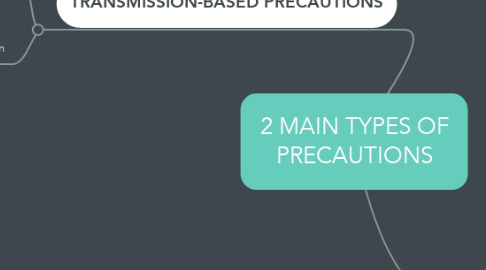 Mind Map: 2 MAIN TYPES OF PRECAUTIONS