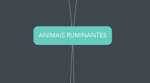 Mind Map: ANIMAIS RUMINANTES
