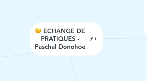 Mind Map: ECHANGE DE PRATIQUES - Paschal Donohoe