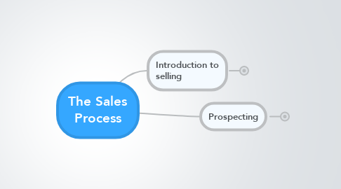Mind Map: The Sales Process