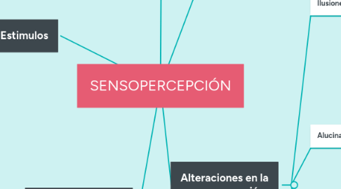Mind Map: SENSOPERCEPCIÓN