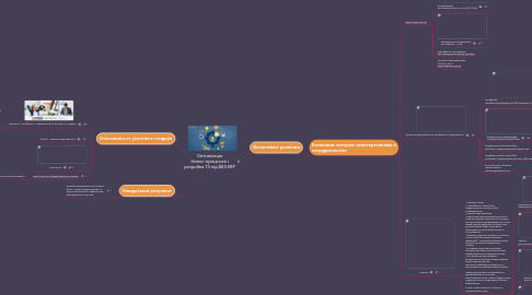 Mind Map: Оптимизация бизнес-процессов и разработка ТЗ под BAS ERP