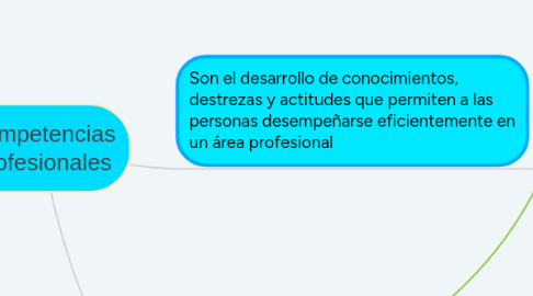 Mind Map: Competencias Profesionales