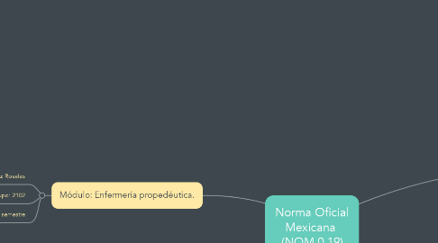 Mind Map: Norma Oficial Mexicana  (NOM 0.19)