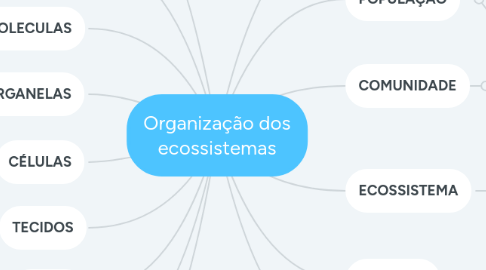 Mind Map: Organização dos ecossistemas