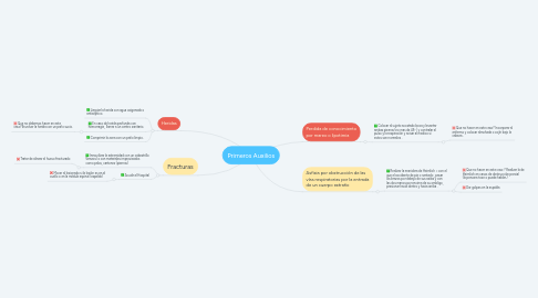Mind Map: Primeros Auxilios