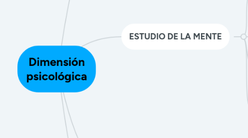 Mind Map: Dimensión psicológica