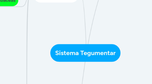 Mind Map: Sistema Tegumentar