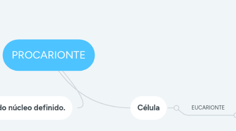 Mind Map: PROCARIONTE