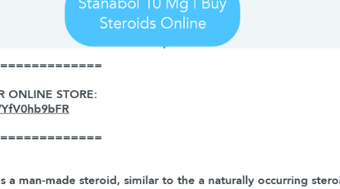 Mind Map: Stanabol 10 Mg | Buy Steroids Online