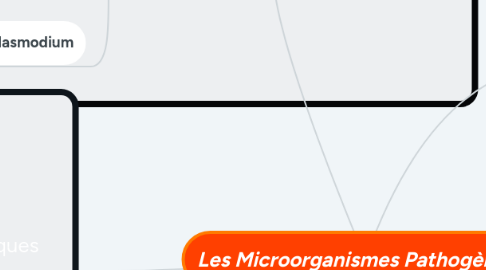 Mind Map: Les Microorganismes Pathogènes