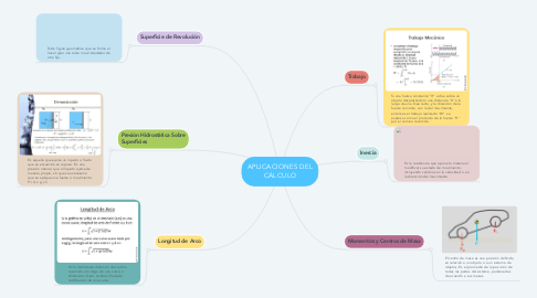 Mind Map: APLICACIONES DEL CÁLCULO