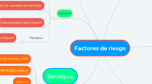 Mind Map: Factores de riesgo