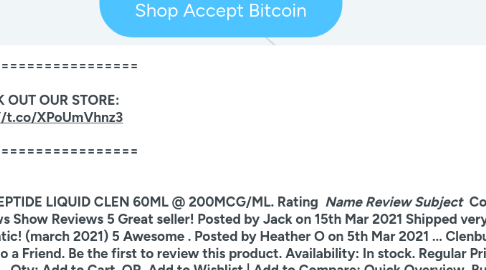 Mind Map: Clen 200mcg ml X 60ml | Shop Accept Bitcoin
