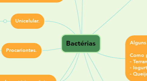 Mind Map: Bactérias