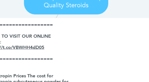 Mind Map: Genotropin Pen Cost | Top Quality Steroids