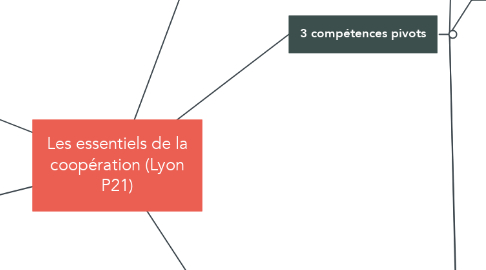 Mind Map: Les essentiels de la coopération (Lyon P21)