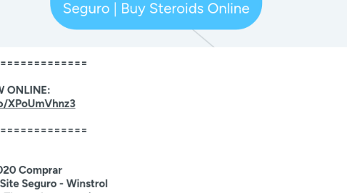 Mind Map: Comprar Stanozolol Site Seguro | Buy Steroids Online