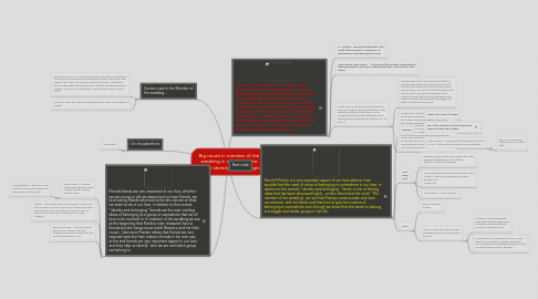 Mind Map: Big issues in member of the wedding in relation to the context identity and belonging