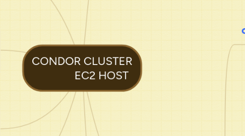 Mind Map: CONDOR CLUSTER EC2 HOST