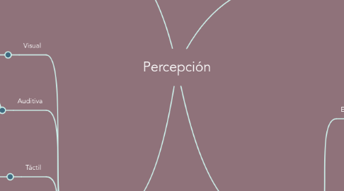 Mind Map: Percepción