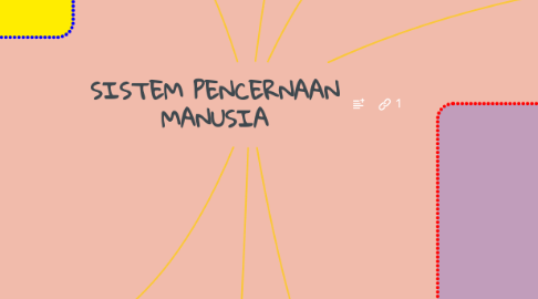 Mind Map: SISTEM PENCERNAAN MANUSIA