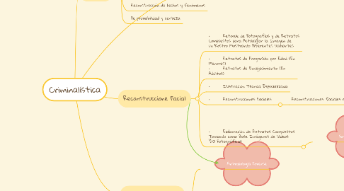 Mind Map: Criminalística