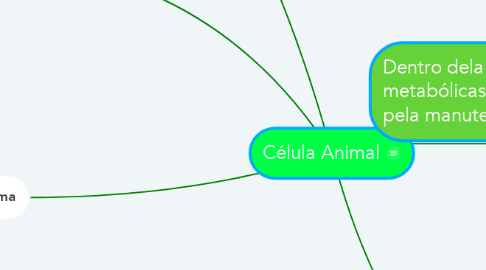 Mind Map: Célula Animal