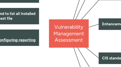 Mind Map: Vulnerability Management Assessment