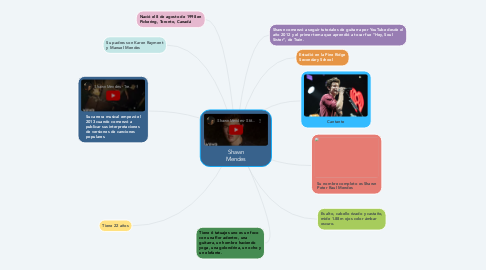 Mind Map: Shawn Mendes