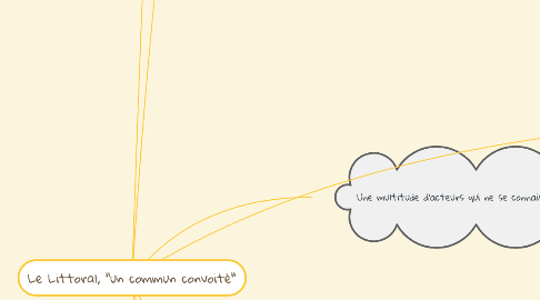 Mind Map: Le Littoral, "un commun convoité"