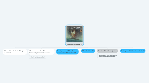 Mind Map: Ziba came on a boat