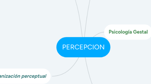 Mind Map: PERCEPCION