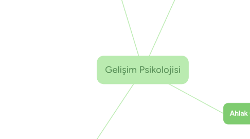 Mind Map: Gelişim Psikolojisi