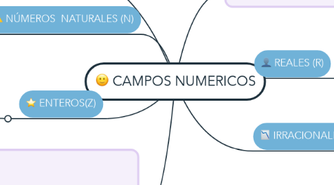 Mind Map: CAMPOS NUMERICOS