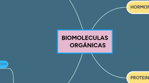 Mind Map: BIOMOLECULAS ORGÁNICAS