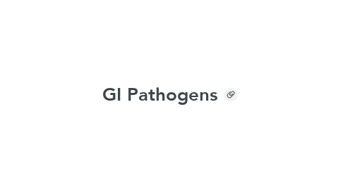 Mind Map: GI Pathogens