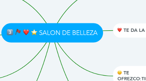 Mind Map: SALON DE BELLEZA
