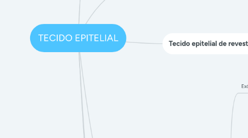 Mind Map: TECIDO EPITELIAL