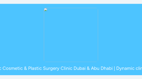 Mind Map: Aesthetic Cosmetic & Plastic Surgery Clinic Dubai & Abu Dhabi | Dynamic clinic