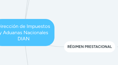 Mind Map: Dirección de Impuestos y Aduanas Nacionales DIAN