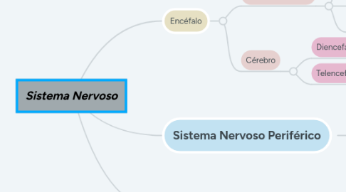 Mind Map: Sistema Nervoso