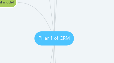 Mind Map: Pillar 1 of CRM