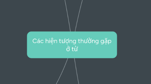 Mind Map: Các hiện tượng thường gặp ở từ