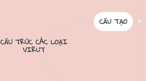 Mind Map: CẤU TRÚC CÁC LOẠI VIRUT