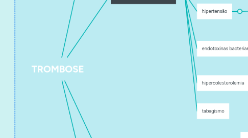 Mind Map: TROMBOSE