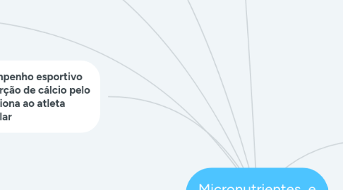 Mind Map: Micronutrientes e exercício físico
